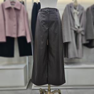 [숲]벨티드 와이드 인조가죽팬츠 SBXLP25_IC