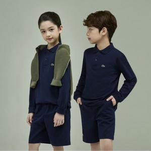 라코스테 공식 키즈 베이직 긴팔 폴로 셔츠 PJ1481-55N 166