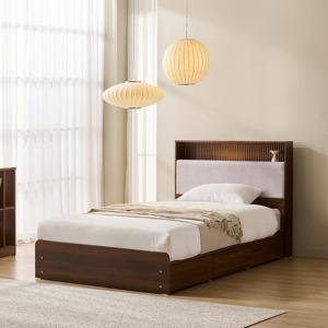 잉글랜더 어반 템바보드 LED 수납 침대(Sweet Slumber 스탠다드 매트리스-SS)