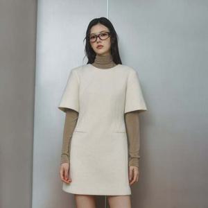 [랩]트위드 반팔 미니 원피스(AR4WOA64)