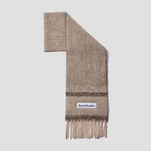 [국내배송] 아크네스튜디오 프린지드 로고 머플러 CA0344 AFQ