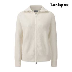 보니스팍스  하이넥 골지 집업 가디건 (XPAKG006M0)