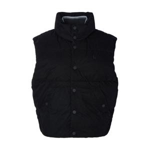 헤지스 골프 여성 25FW 블랙 여성 중량 코듀로이 다운 베스트 HWJU5D753BK