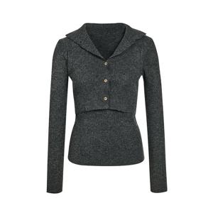 [제이제이 지고트][119,000원] 골지탑 레이어드 셋업 풀오버 GRAN1PO191