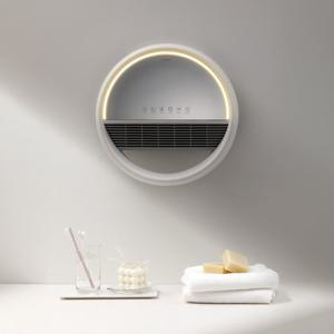 [GS전용] 프롬비 따뜻샤워 거울 욕실 화장실 벽걸이 온풍기 FF255 무타공 무소음 난방기 미니 전자식 화이트그레이