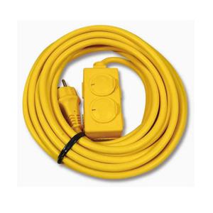 라온 2구 산업용 전기 연장선 1.5SQ 10m 작업 리드선 전기연장선 작업선 리드선 캠핑용멀티코드 멀티탭