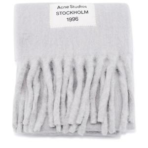 아크네 스튜디오 머플러 스카프 CA0343AO6 GREY LIGHT DOM