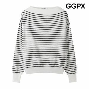 [GGPX] 보트넥 스트라이프 니트 (GPAKP011F)