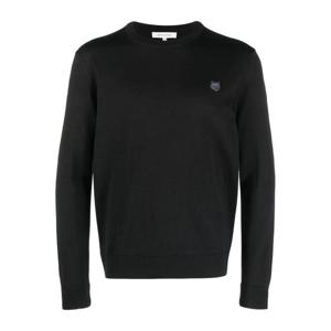 메종키츠네 폭스 로고 패치 스웨터 LM00811KT1036P199 BLACK