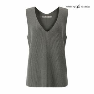 [나인식스뉴욕] 베이직 V넥 니트 베스트 (NPAVT008M0)