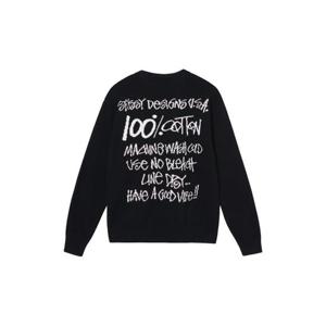 스투시 케어 라벨 스웨터 블랙 117140Black