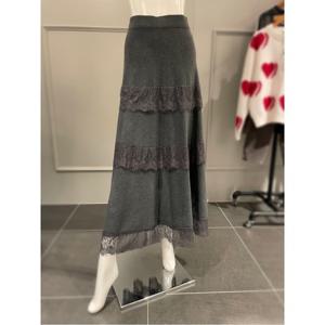 르니앤맥코이 레이스 캉캉 프릴 롱 스커트 (MM11KS700HJY)