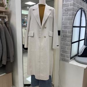 미센스 DP01 투버튼 롱코트 MB4YHMP104ZOT