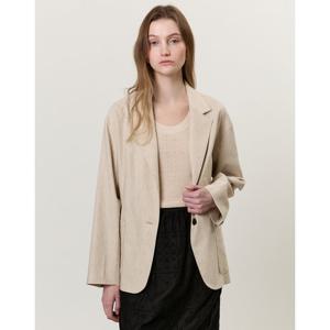 아떼 바네사브루노 여성 25SS 베이지 투톤 린넨혼방 자켓 VLJA5B217I2