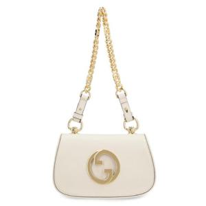 23FW 구찌 아이보리 레더 구찌 Blondie 크로스바디 백 724645UXX0G9022