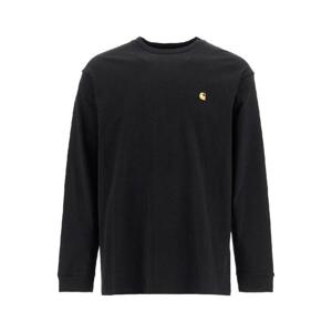 25FW 칼하트 L s chase t 셔츠 코튼 combed 싱글 저지 I02639200FXX