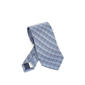 25FW 살바토레 페라가모 실크 타이 With Gancini Chain 프린트 351298786572004