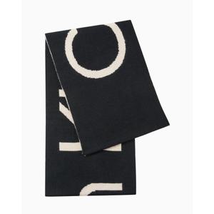 [캘빈클라인 진]공용 CK 투톤 볼드 로고 울 머플러 목도리 블랙 4D8030G (4D8030G-UB1)