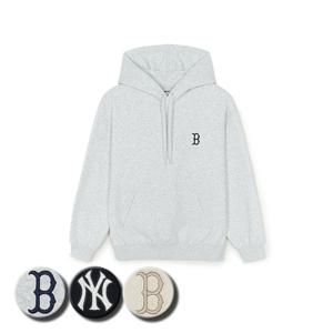 MLB 공용 베이직 메가로고 기모 후드 티셔츠 (3AHDB0756)