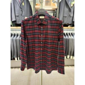브렌우드 세이브존03 브렌우드 레드 멀티체크 캐주얼셔츠 BR-AGSAW-25-453