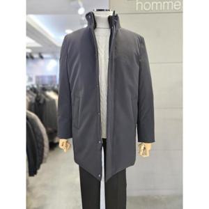 바쏘옴므 세이브존03 바쏘옴므 24F/W 네이 밍크 에리FUR 트리밍 구스 페딩 점퍼 AGWSY4UB66ANYA