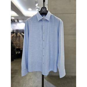 바쏘옴므 세이브존03 바쏘옴므 25 블루 4WAY 스트레치 스판 셔츠 WSAFZ5TD43ABUA