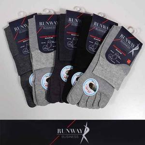 (나나) 런웨이 신사 매쉬 중목 발가락 양말