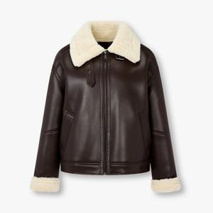 [지컷]신세틱 레더 숏 무스탕[7255475101]