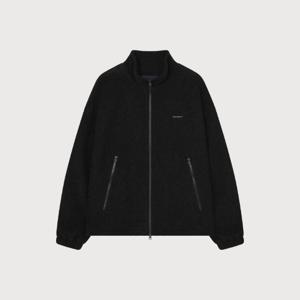 커버낫자켓 JQS CO2504JK30-BK 울 집업 자켓 Black