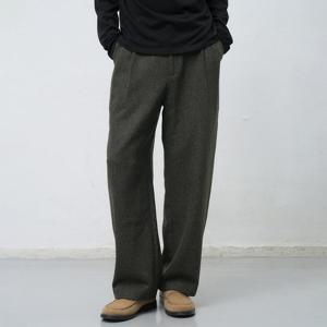 MAN 울 클래식 투턱 슬랙스 [KHAKI] / SBE4M11011