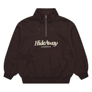 [에꼴리에]반집업 스트링 카라 맨투맨티 25D5453_OD