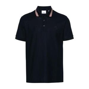 버버리 아이콘 스트라이프 코튼 폴로 셔츠 8084019