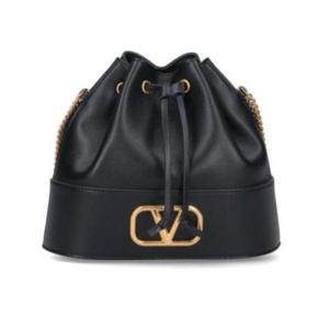 VALENTINO 발렌티노 25FW V 로고 시그니처 나파 레더 체인 미니 버킷백 (7W0P0T83 HPF 0NO 7W2P0T83 0NO)