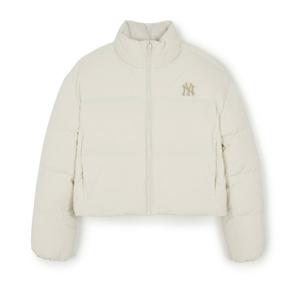 MLB  (3FDJB0456-50CRD) 여성 크롭 베이직 커브 패딩