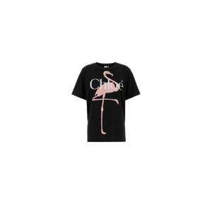 끌로에 끌로에 블랙 반팔 티셔츠 2328242