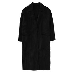 막스마라 23FW FIGURA 린넨 벨티드 롱코트 블랙 2361210331 011