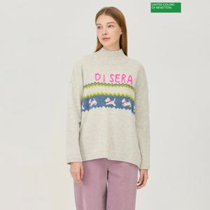 베네통 강아지 하이넥 니트 BAKP66461