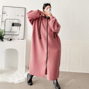 나야홍 / 빅사이즈 511 엣지맥시기모후드집업 DNMT310