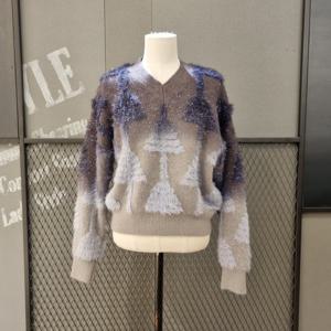 르니앤맥코이 그라데이션브이넥니트 MM12KN7087FJY