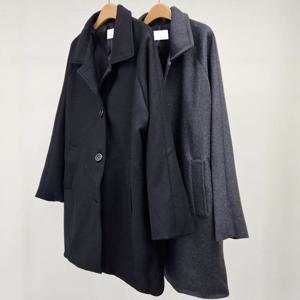 나야홍 / 빅사이즈아우터 T448L510 심플캐시미어카라코트 IR