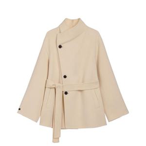 [올리브데올리브]하이넥 캐시미어 하프코트 OW5WHA65