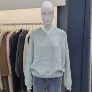 [나이스클랍]브이넥 니트 풀오버 A254PWKA34_DG