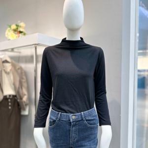 [더틸버리]하프넥 베이직 티셔츠MTPAN0TS51W_DG