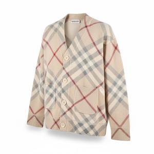 버버리 8093145 A2205 체크 브이넥 아동 가디건