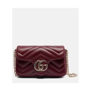 구찌 GG Marmont 미니 레더 숄더 백 P01132886