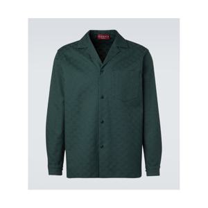 구찌 GG 코튼 블렌드 캔버스 셔츠 P01124233