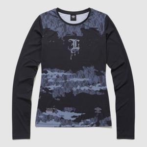 엄브로긴팔티 NQC UP422CRLN0-BLK [UMB X LEEY] 그래픽 이너탑 / BLACK