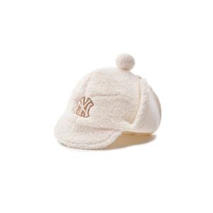MLB모자 RQC 7AWMB0236-50CRD 베이비 후리스 와이어 폼폼 귀달이 뉴욕양키스