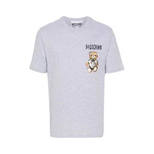 모스키노 반팔 티셔츠 ZZV071602411485 GREY