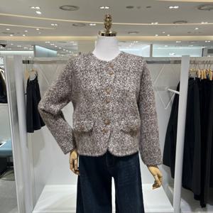 [밸리걸] 골드 버튼 니트 가디건 613320